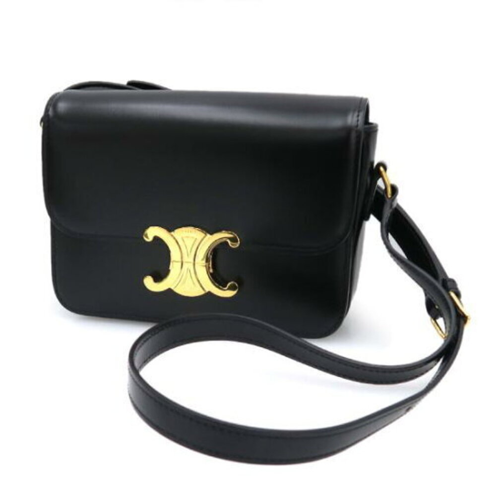 Celine Teen Triomphe Bag Shiny Calfskin